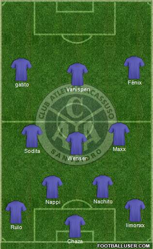 Acassuso football formation