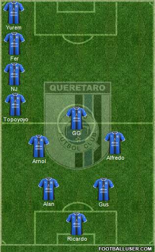 Club de Fútbol Gallos Blancos Formation 2022