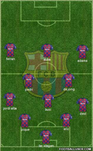 F.C. Barcelona Formation 2022