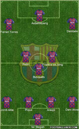 F.C. Barcelona Formation 2022