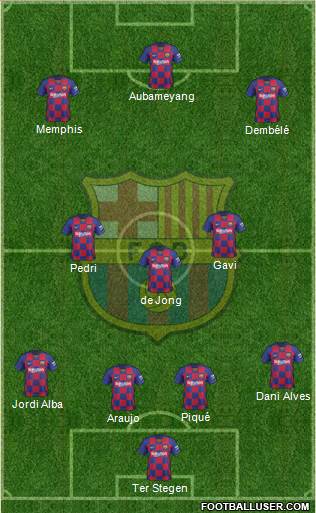 F.C. Barcelona Formation 2022