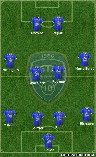 Esperance Sportive Troyes Aube Champagne Formation 2022