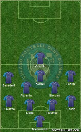 Celano Olimpia Formation 2022