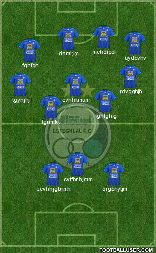 Esteghlal Tehran Formation 2022