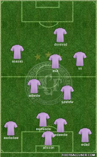 A Chapecoense F football formation