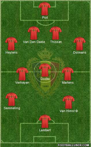 Belgium Formation 2022