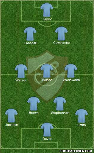 Platense football formation