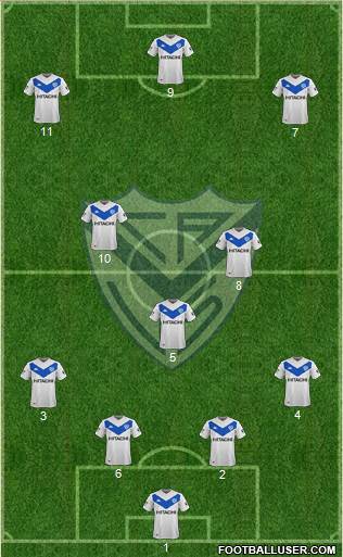 Vélez Sarsfield football formation