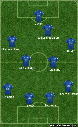 Leicester City football formation