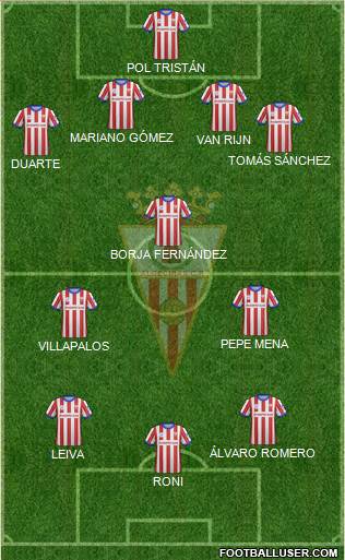 Algeciras C.F. football formation