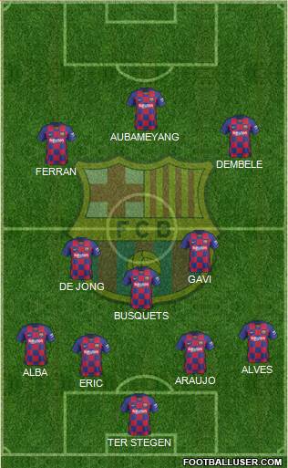 F.C. Barcelona Formation 2022