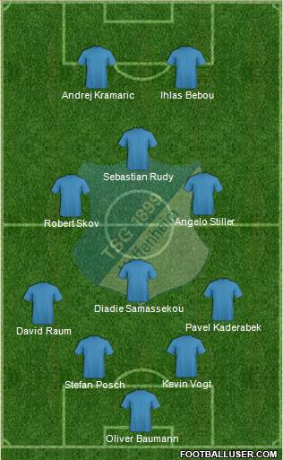 TSG 1899 Hoffenheim Formation 2022