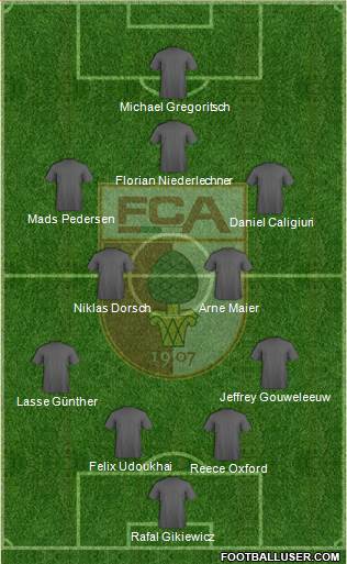 FC Augsburg Formation 2022