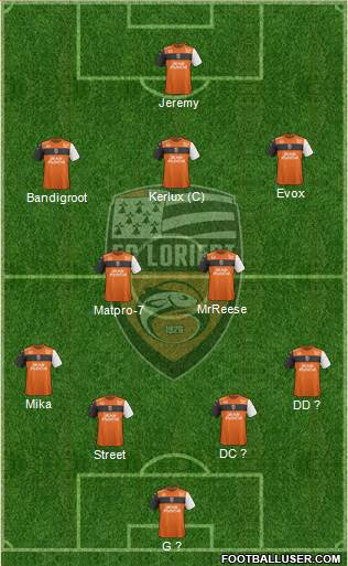 FC Lorient Bretagne Sud Formation 2022