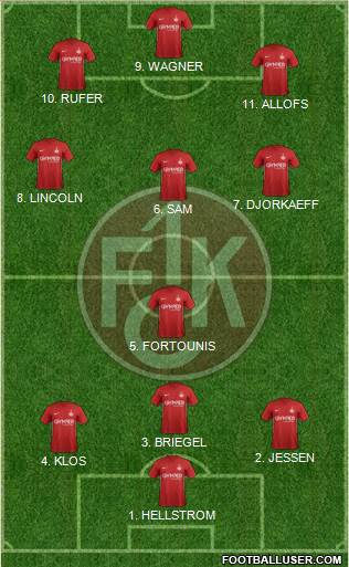 1.FC Kaiserslautern football formation