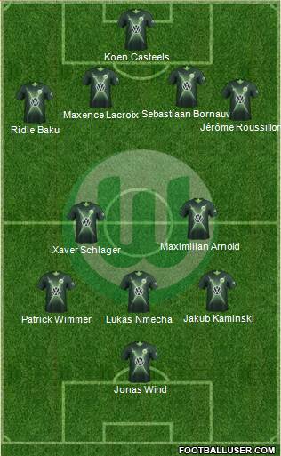 VfL Wolfsburg football formation