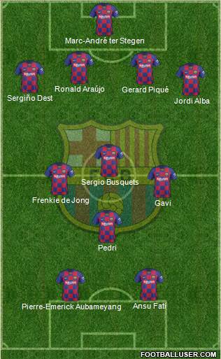 F.C. Barcelona Formation 2022