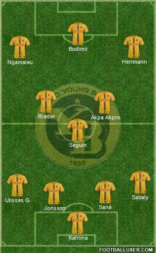 BSC Young Boys Formation 2022