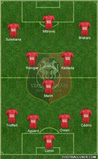 Stade Rennais Football Club football formation