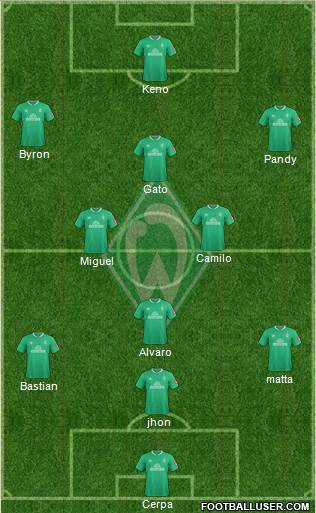 Werder Bremen football formation