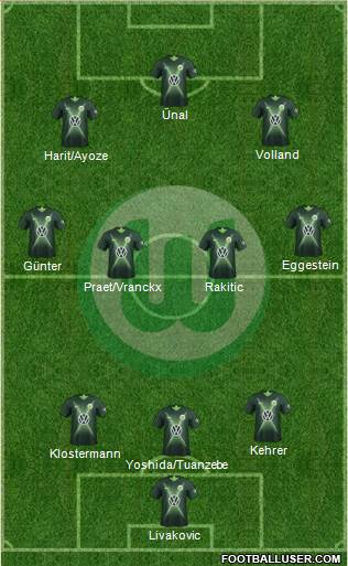 VfL Wolfsburg football formation