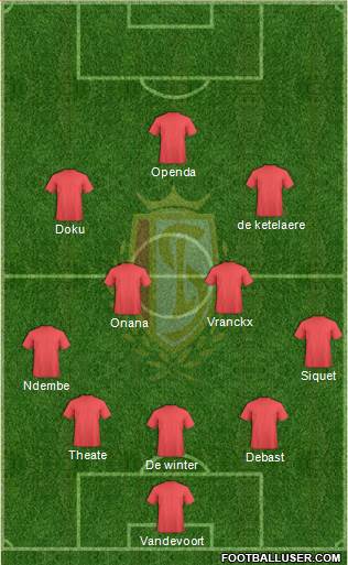 R Standard de Liège football formation