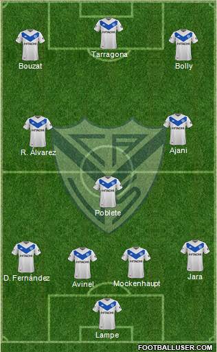 Vélez Sarsfield football formation