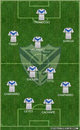 Vélez Sarsfield football formation