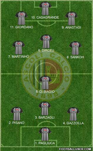 Ascoli football formation