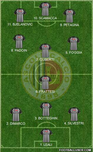 Ascoli football formation