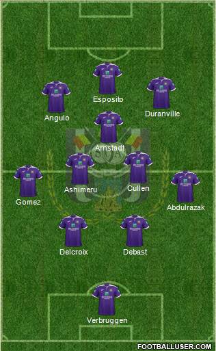 RSC Anderlecht Formation 2022