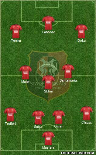 Stade Rennais Football Club football formation