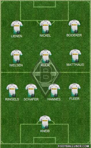 Borussia Mönchengladbach football formation