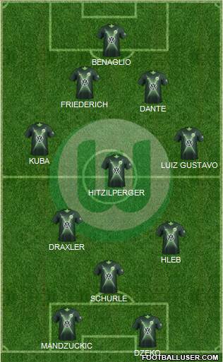 VfL Wolfsburg football formation