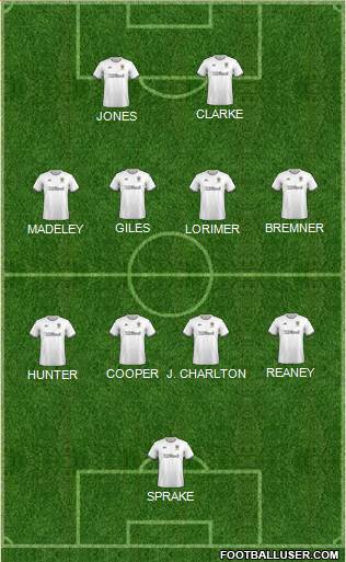 Leeds United football formation