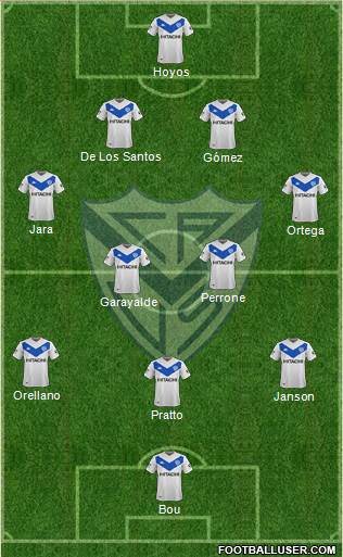 Vélez Sarsfield football formation