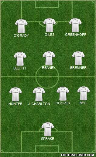 Leeds United football formation