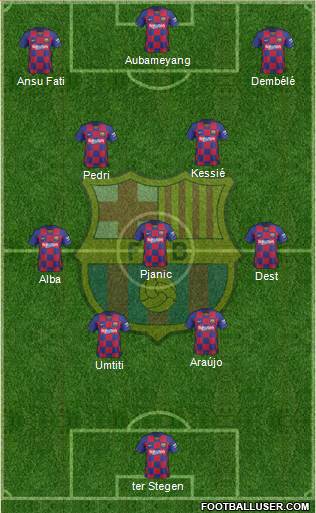 F.C. Barcelona Formation 2022