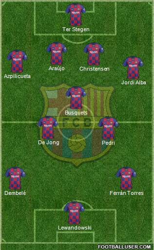 F.C. Barcelona Formation 2022