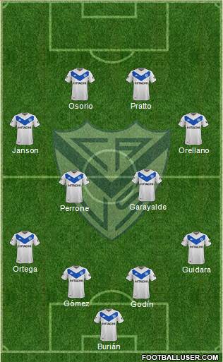 Vélez Sarsfield football formation