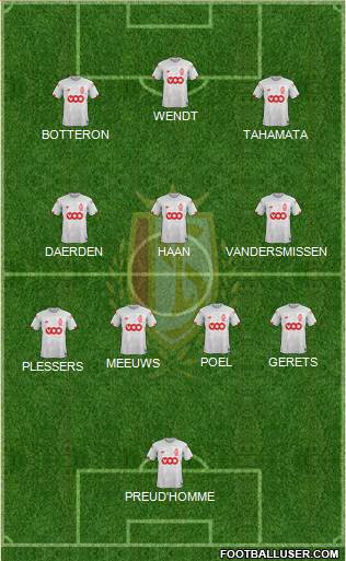 R Standard de Liège football formation