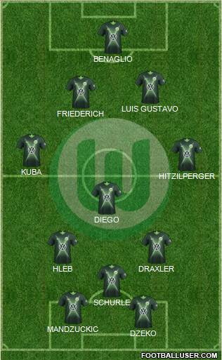 VfL Wolfsburg football formation