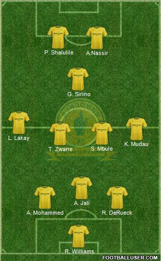 Mamelodi Sundowns Formation 2022