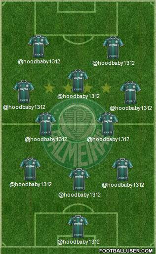 SE Palmeiras football formation