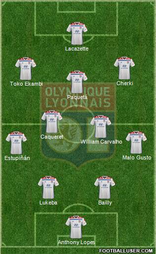 Olympique Lyonnais football formation