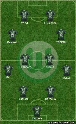 VfL Wolfsburg football formation