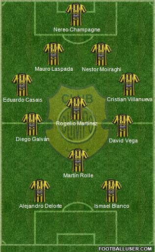 Olimpo de Bahía Blanca football formation