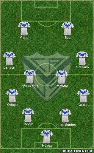 Vélez Sarsfield football formation