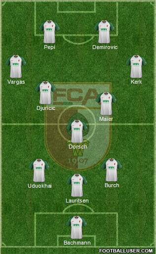 FC Augsburg Formation 2022