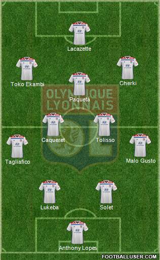 Olympique Lyonnais football formation